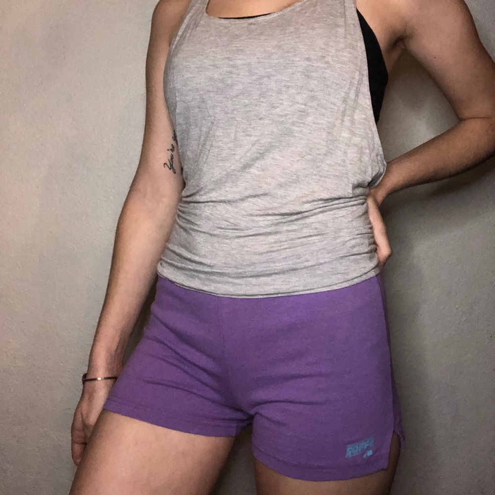 Purple Soffe Shorts
